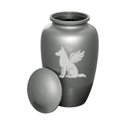 Angelic German Shepherd Dog Cremation Urn