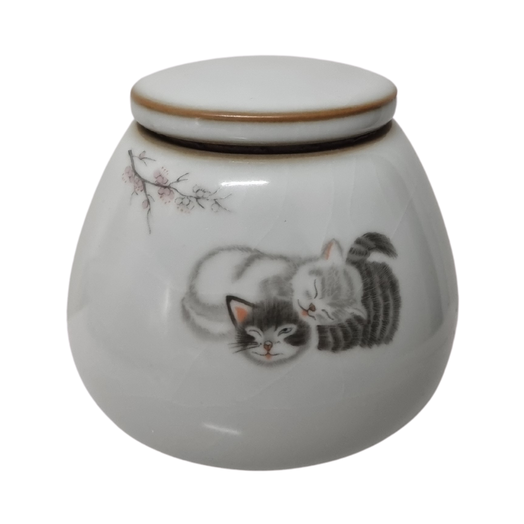 Cuddling Kitty Keepsake Urn1