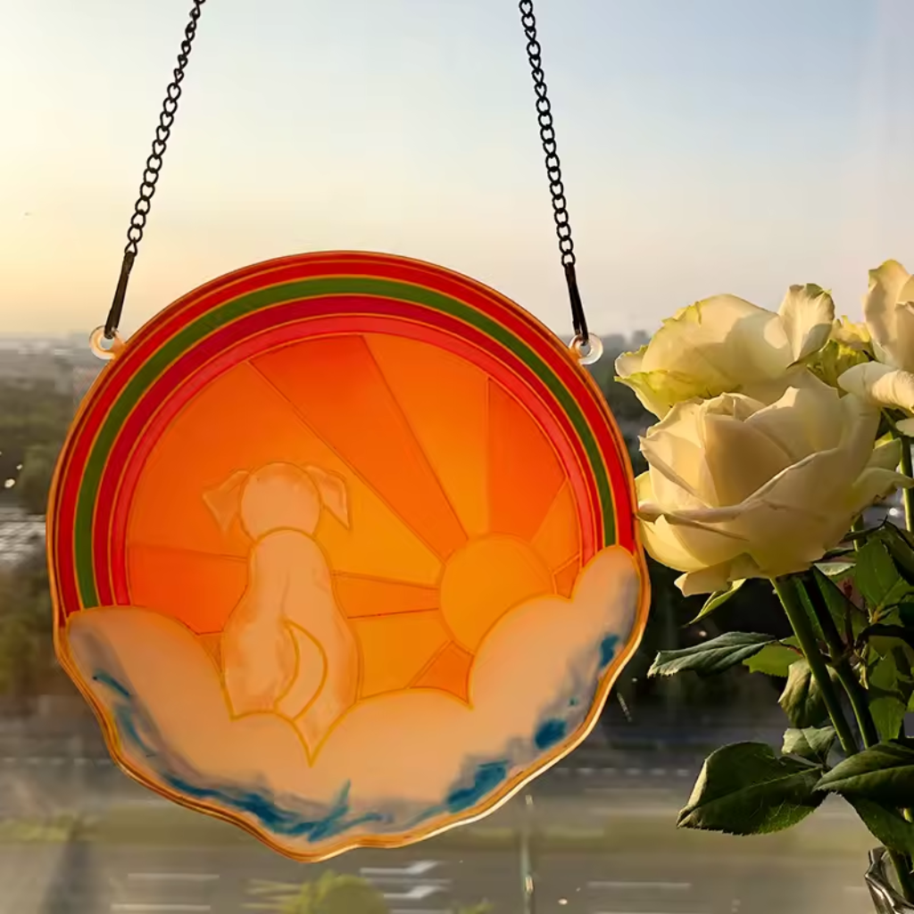 Rainbow Bridge Sun Catcher Memorial