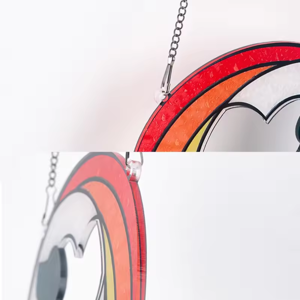 Rainbow Puppy Sun Catcher Memorial