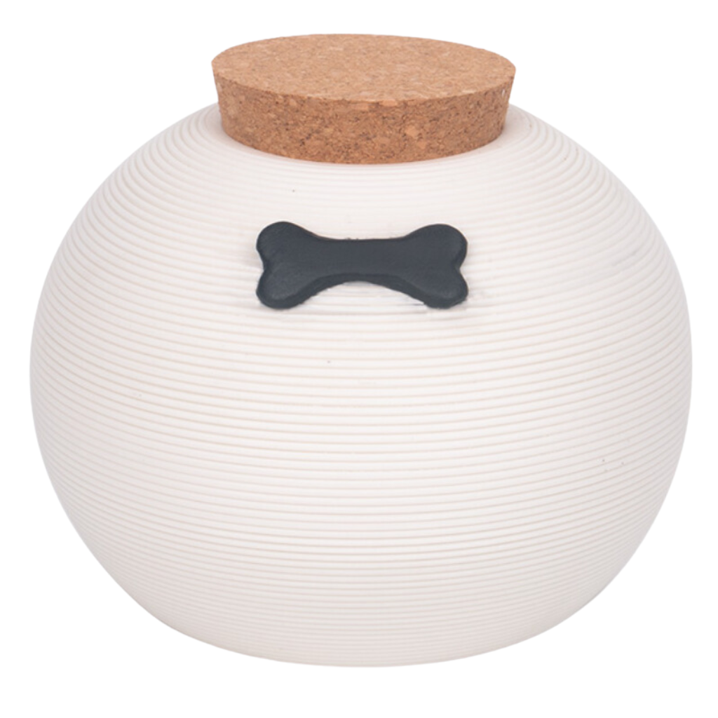 White Bone Cremation Urn