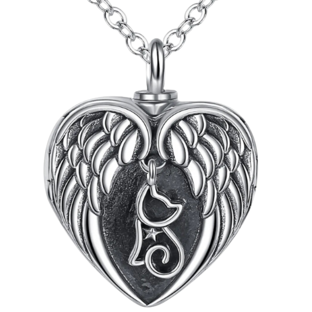 Resting deals angel necklace