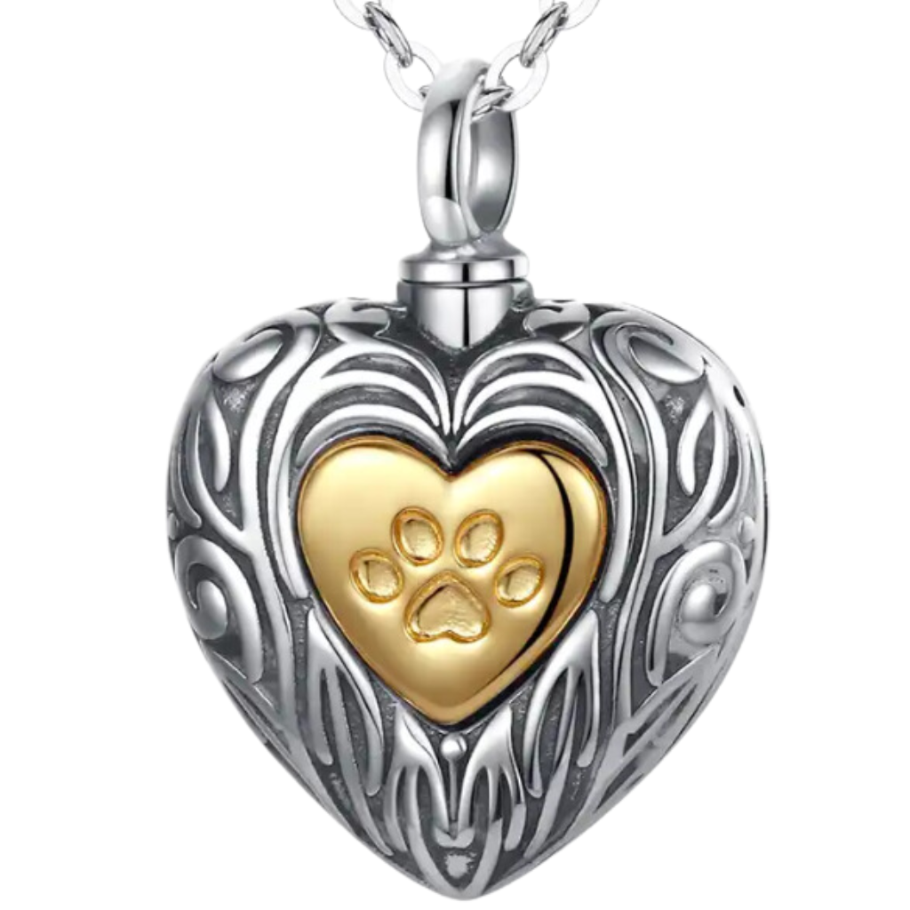 Gold paw store pendant