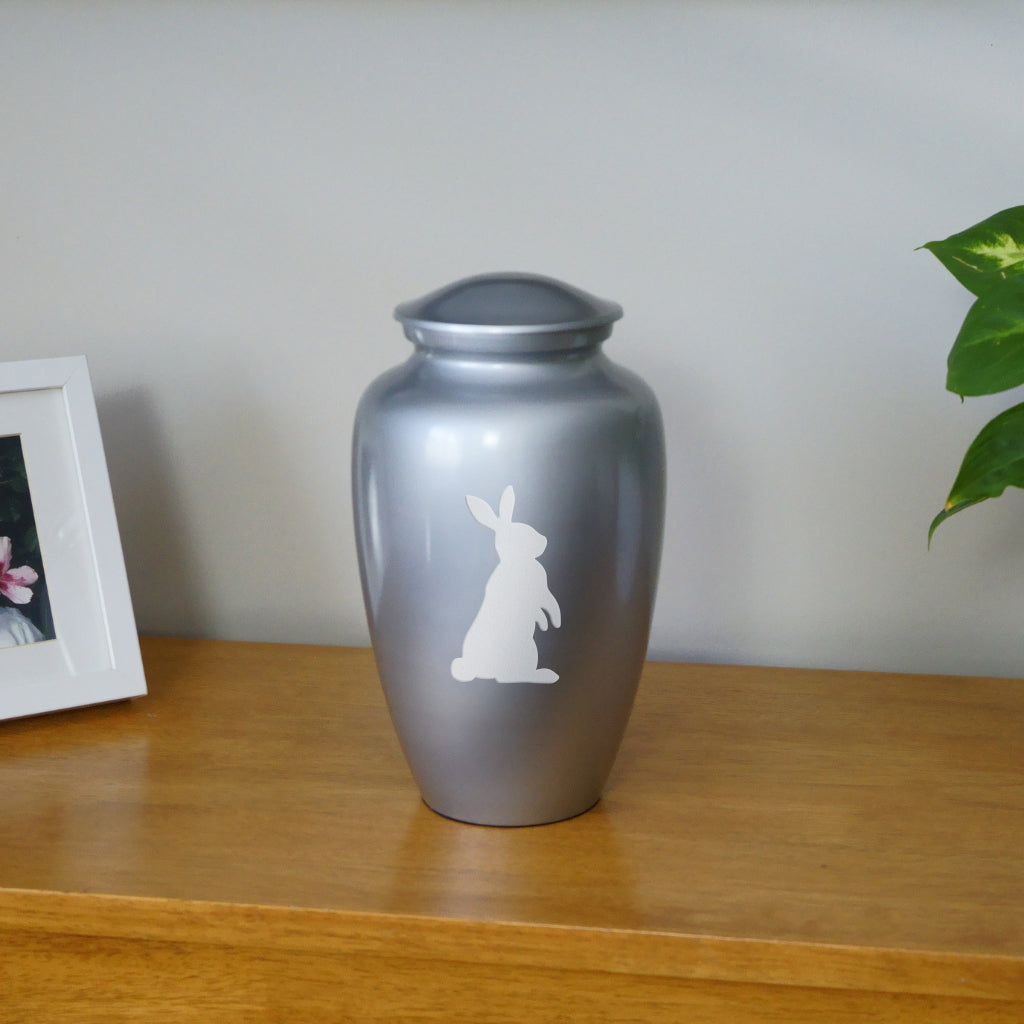 Curious Rabbit Cremation Urn