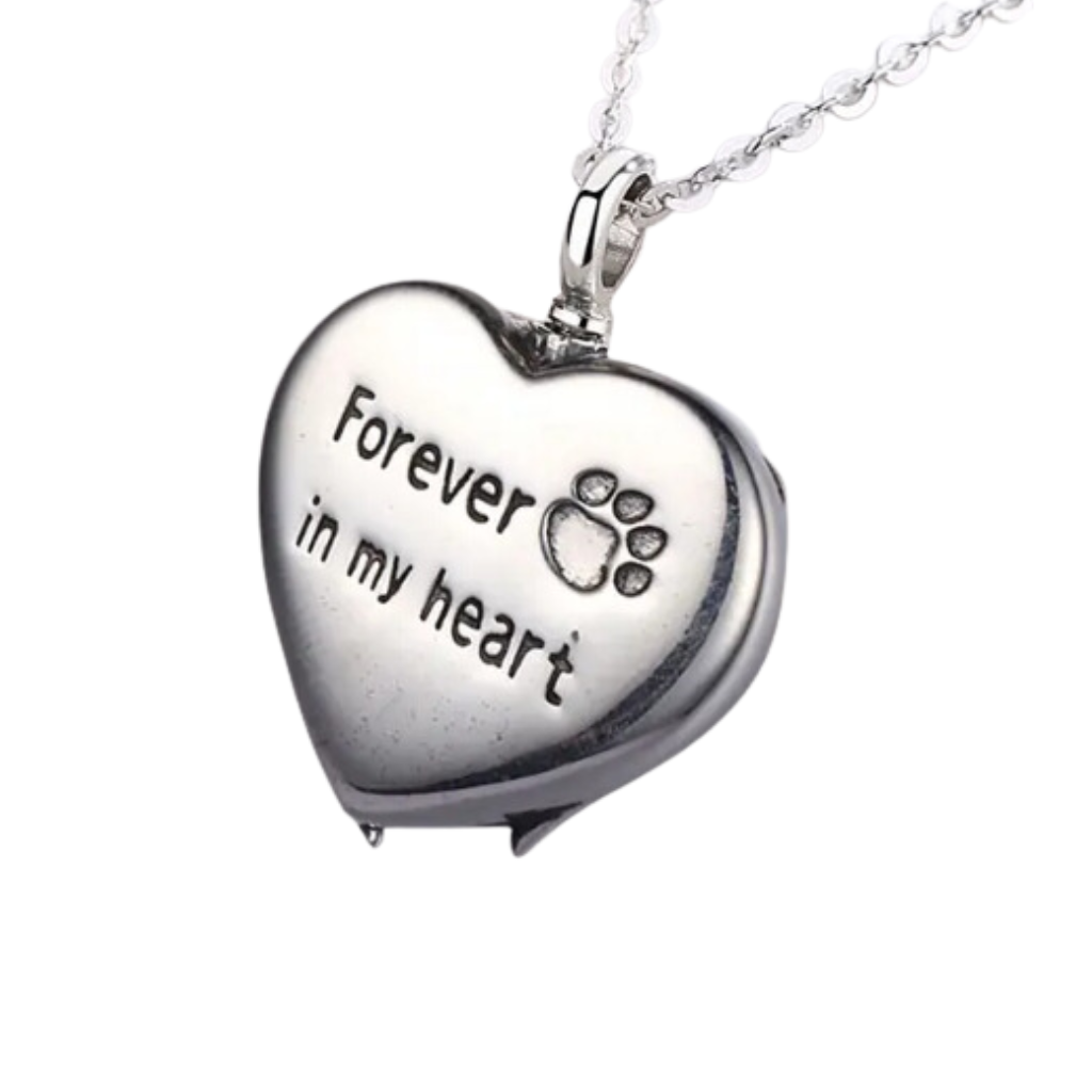 Resting Cat Cremation Necklace