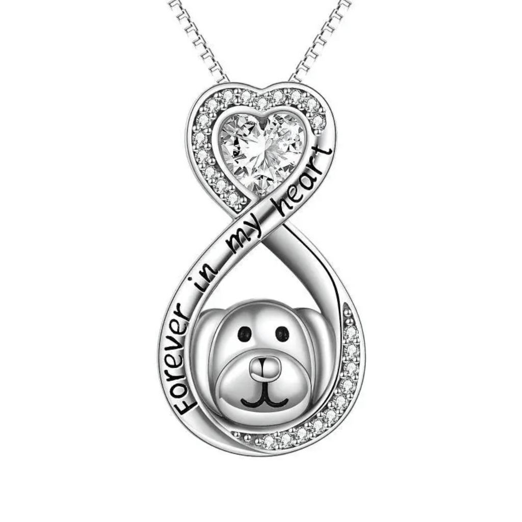 Forever In My Heart Puppy Cremation Pendant