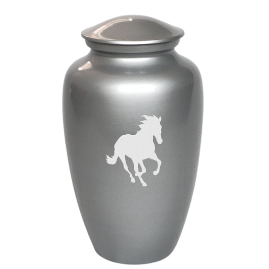 Horse Gallop Cremation Urn
