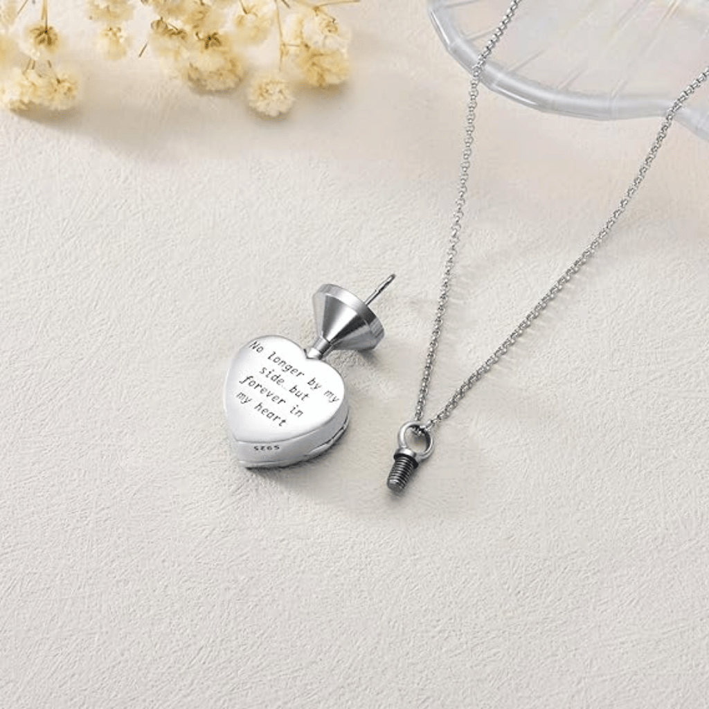 Angel Pawprints Cremation Locket