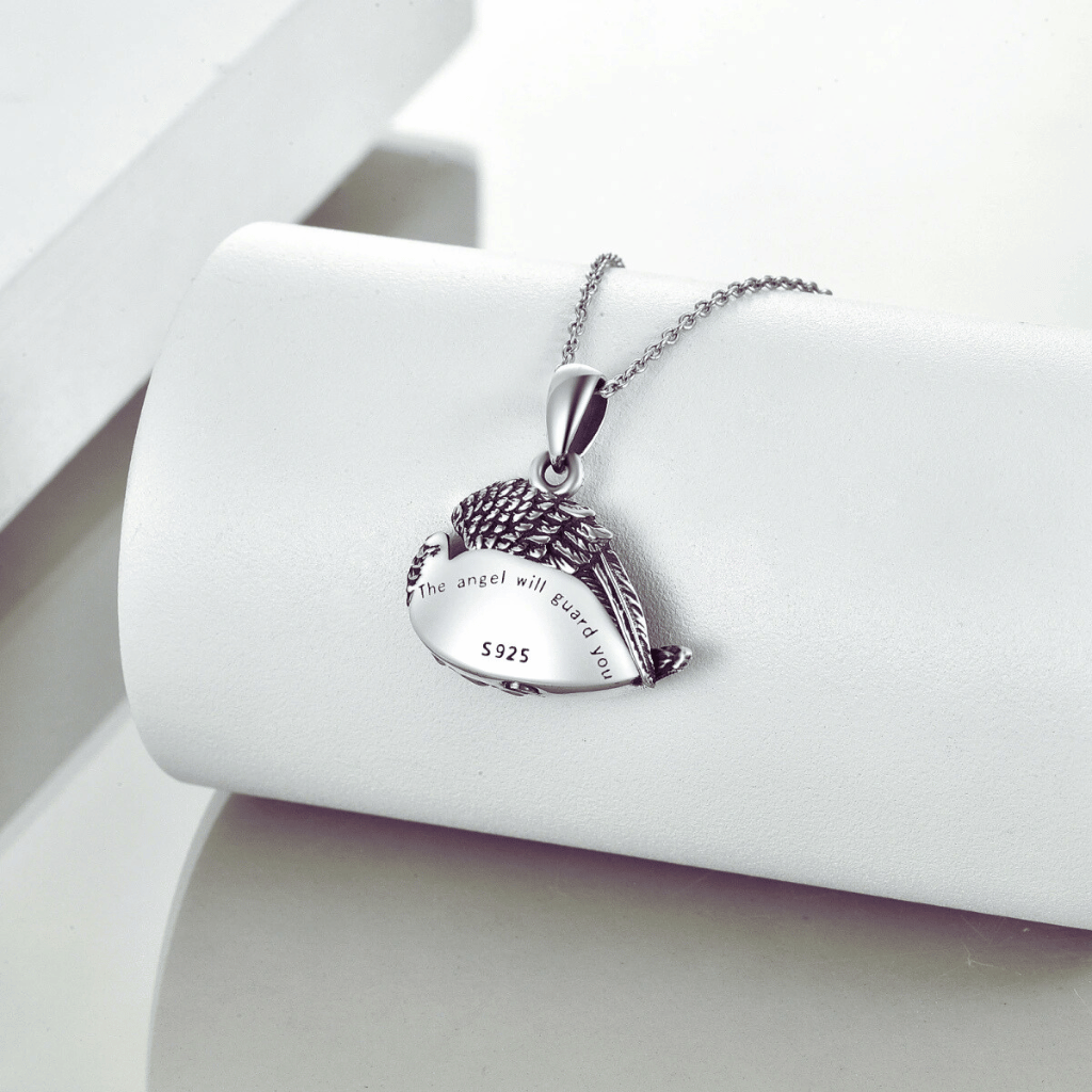 Sleeping Puppy Cremation Necklace