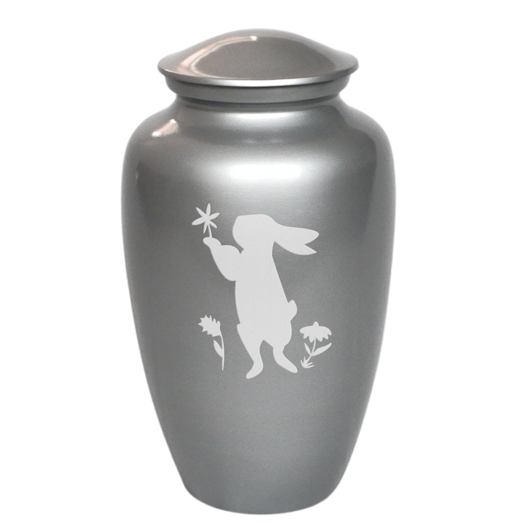 Playful Rabbit Cremation Urn