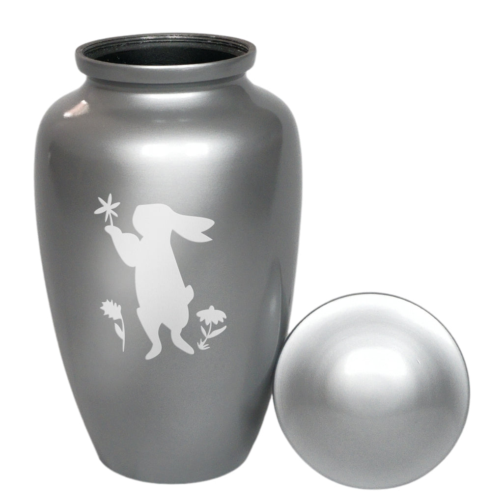 Playful Rabbit Cremation Urn